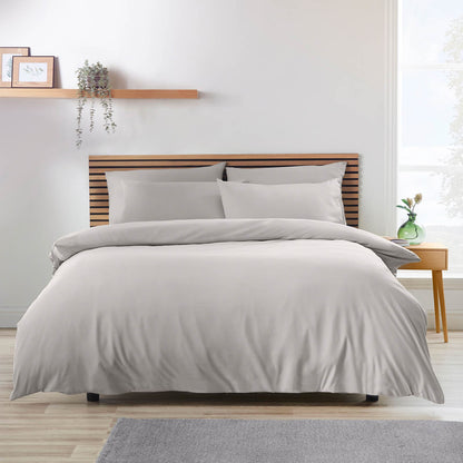 So Soft Easy Iron Grey Duvet Cover Set