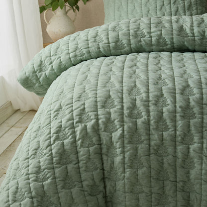 Pineapple Elephant Tamba Leaf Green Duvet Cover Set