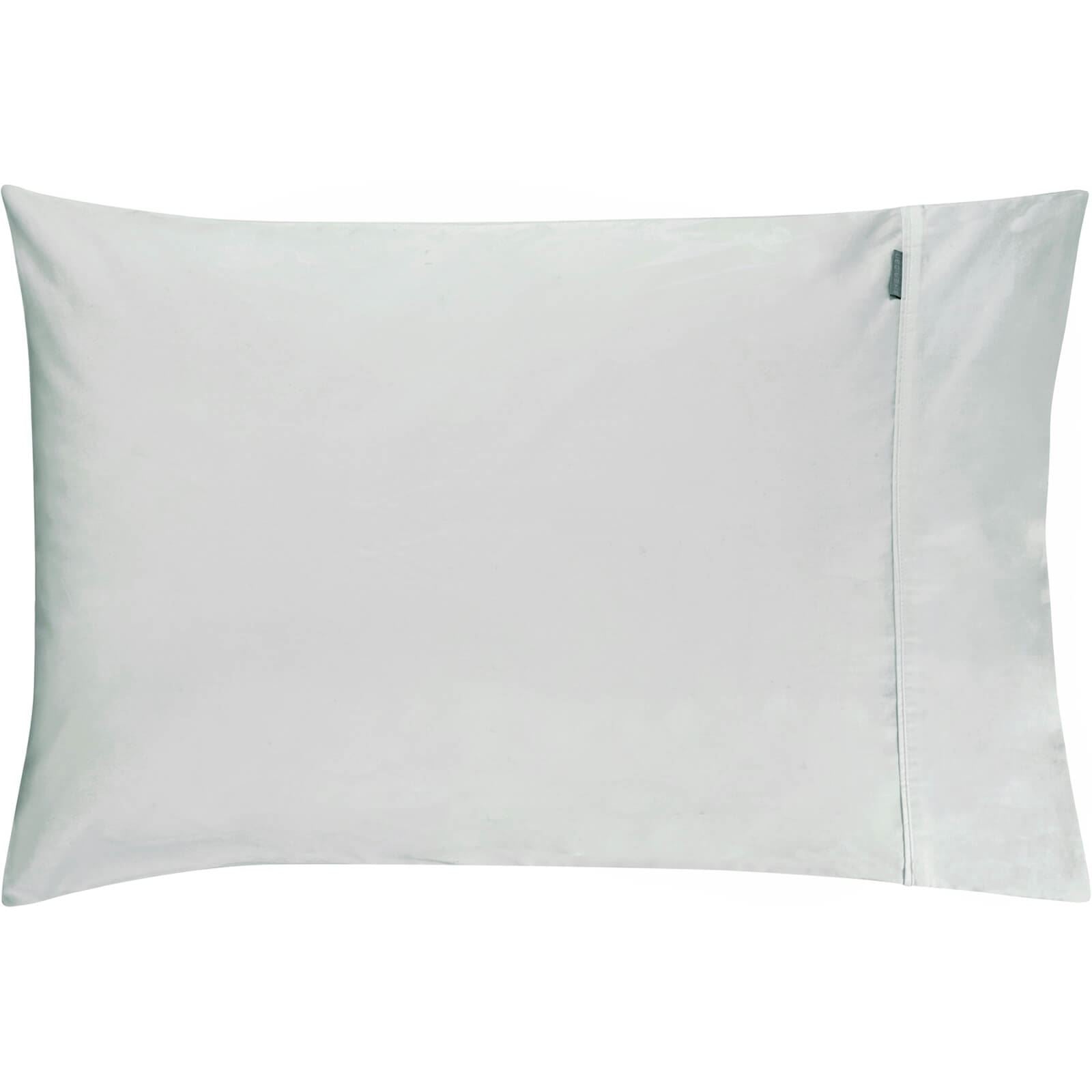 500TC Cotton Sateen Silver Tailored Pillowcase Pair