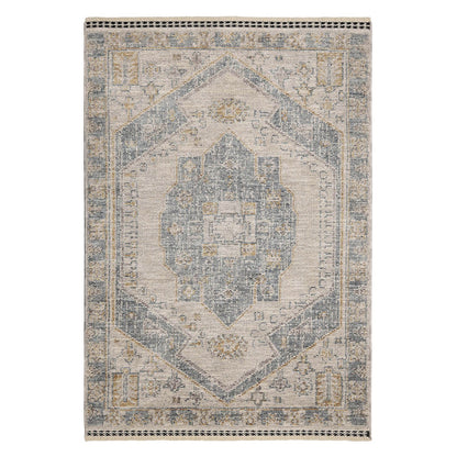 Mateo Medallion Blue Vintage Rug