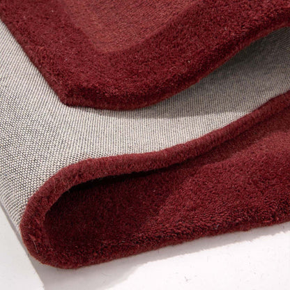 Origins Stacked Border Wine Red