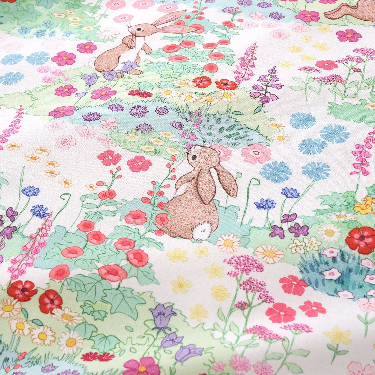 Belle & Boo Meadow Bunnies Blue Duvet Cover Set
