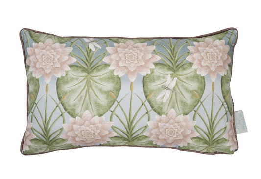 Lily Garden Eau De Nil Filled Cushion