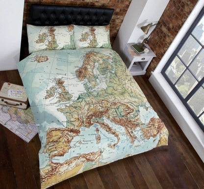 Map Multi Duvet Set