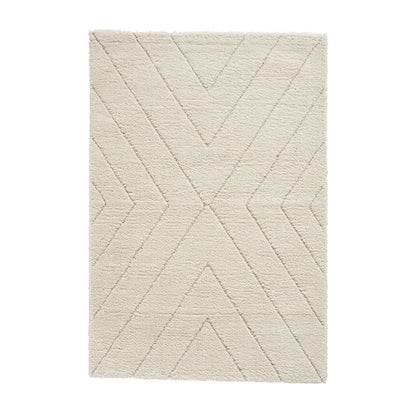 Ideal Shaggy 80362 Cream Berber Rug