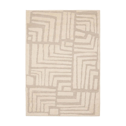 Ava Illusion Cream Semi Plain Rug