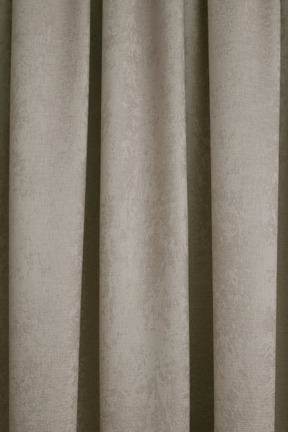 Galaxy Natural Pencil Pleat Curtains