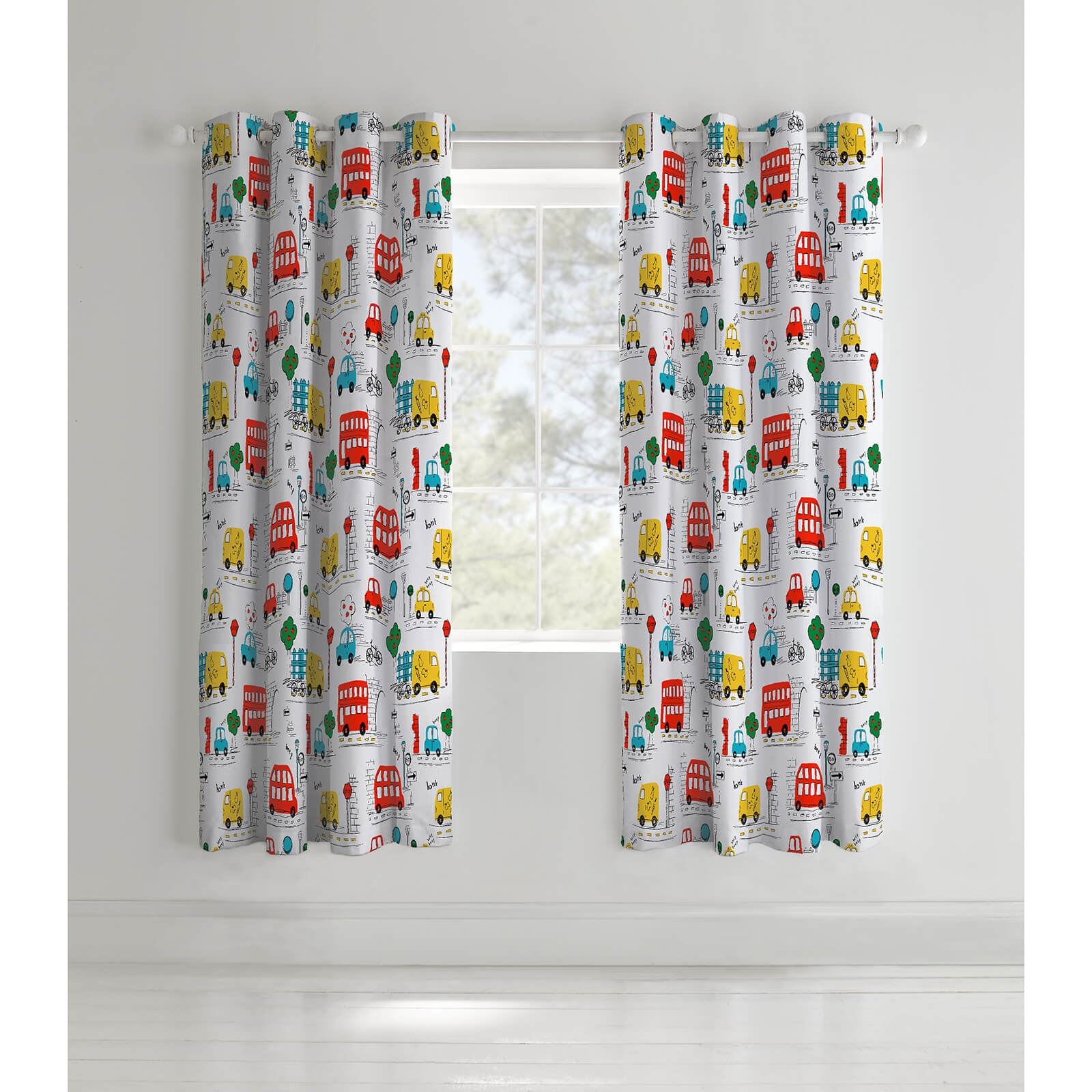 Living Transport Bright Eyelet Curtains