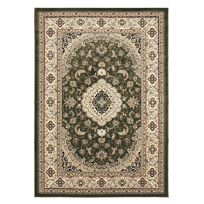 Victoria Traditional Green Classical Rug