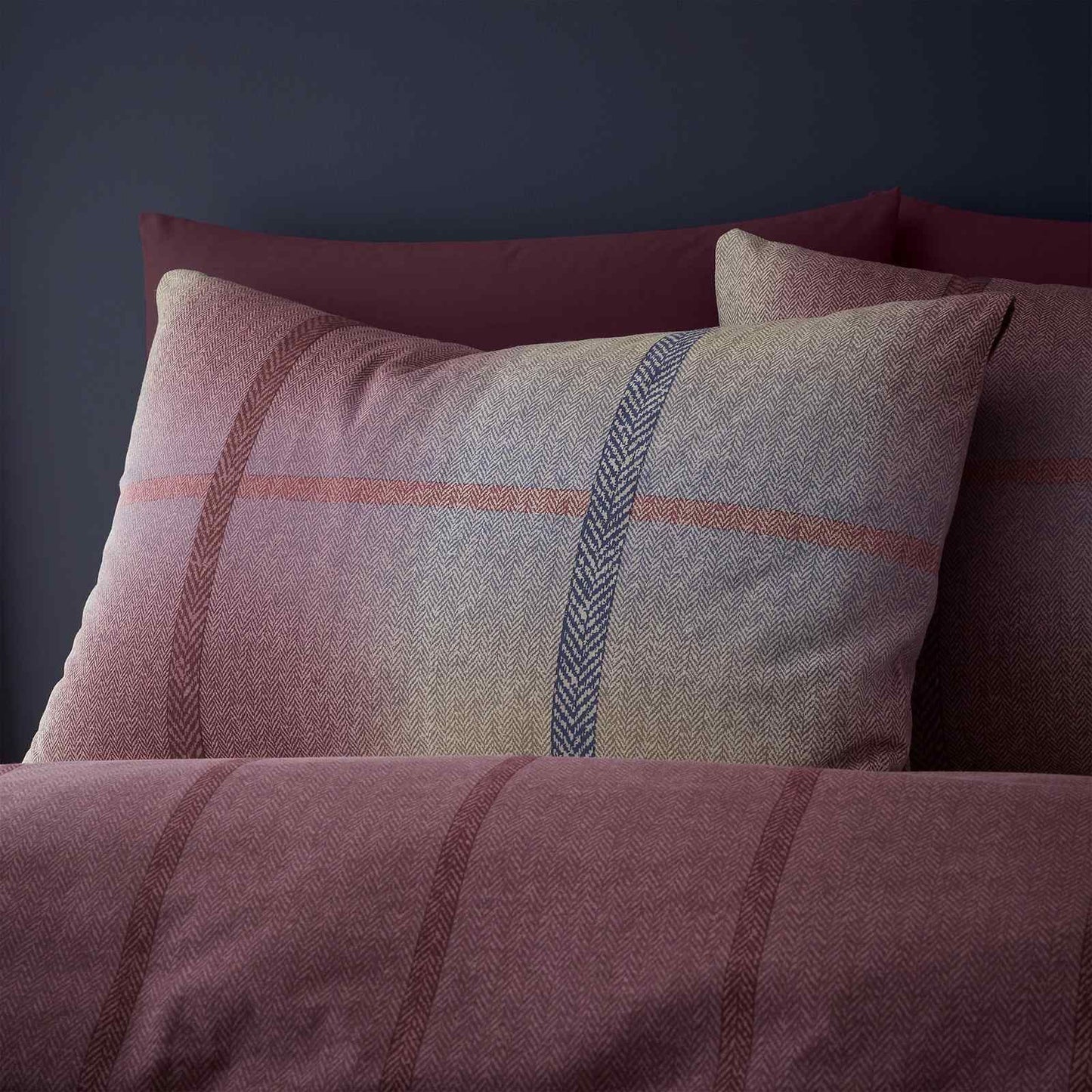 Melrose Tweed Plum Duvet Set
