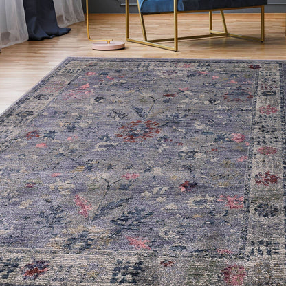 Orner Traditional Blue Rug