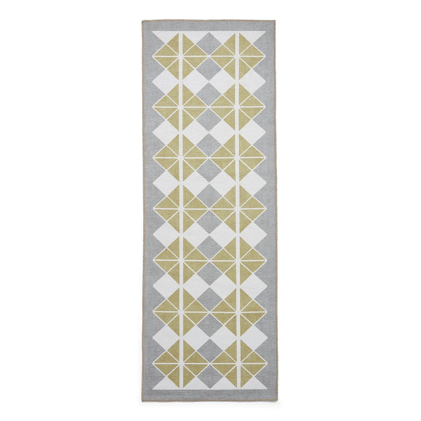 Victoria H1184 Grey/Yellow Washable Rug