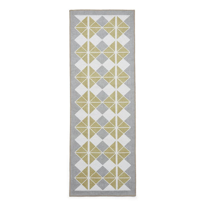 Victoria H1184 Grey/Yellow Washable Rug
