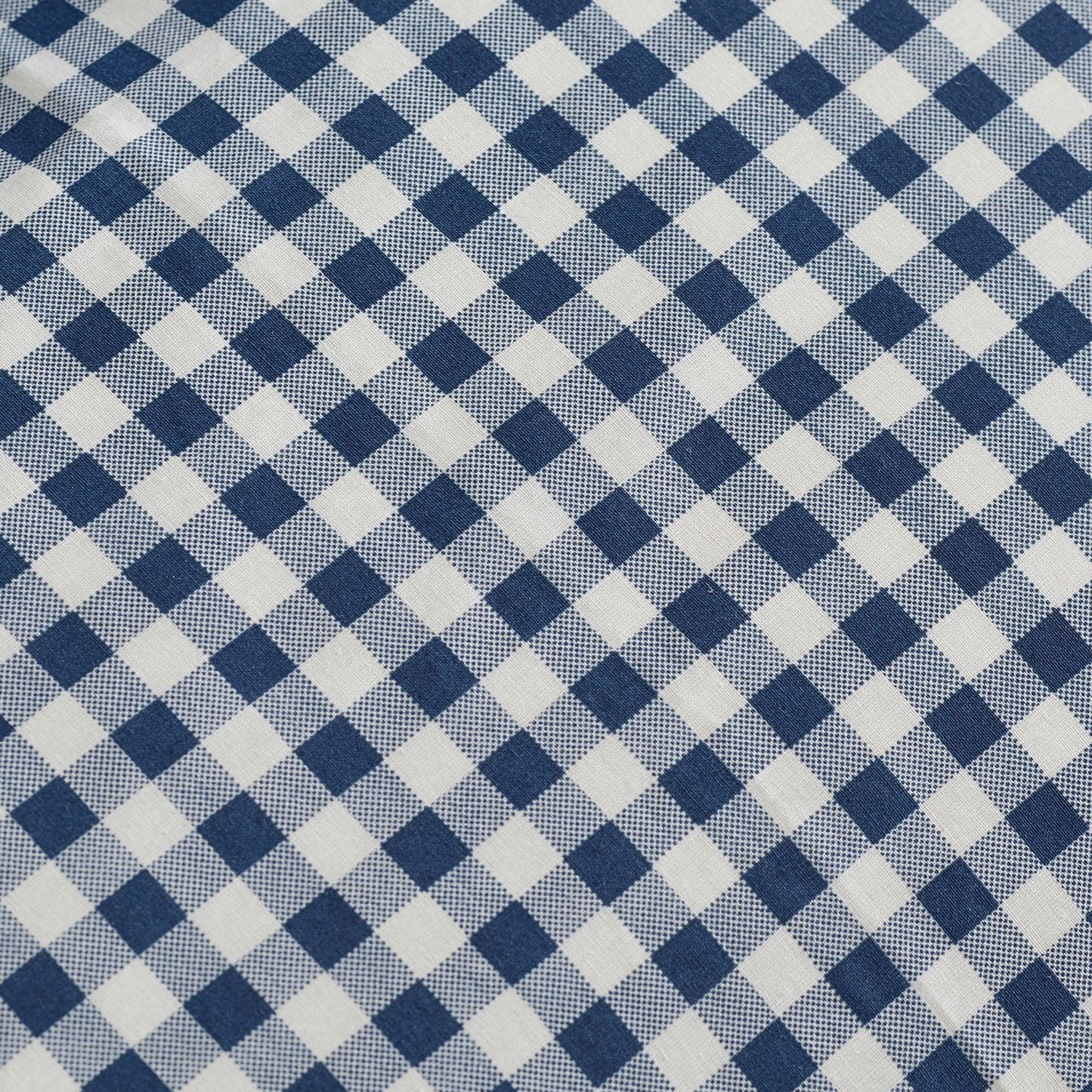 Catherine Lansfield Bamford Gingham Check Navy Blue Fitted Sheet