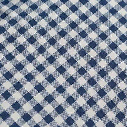 Catherine Lansfield Bamford Gingham Check Navy Blue Fitted Sheet