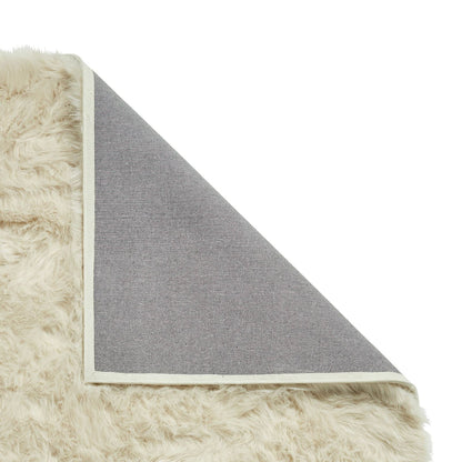 Polar Plush Beige Soft Shaggy Rug