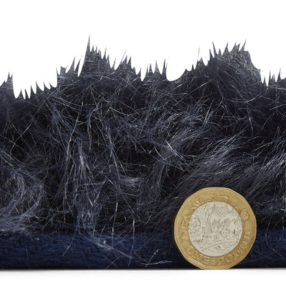 Polar Plush Navy Soft Shaggy Rug