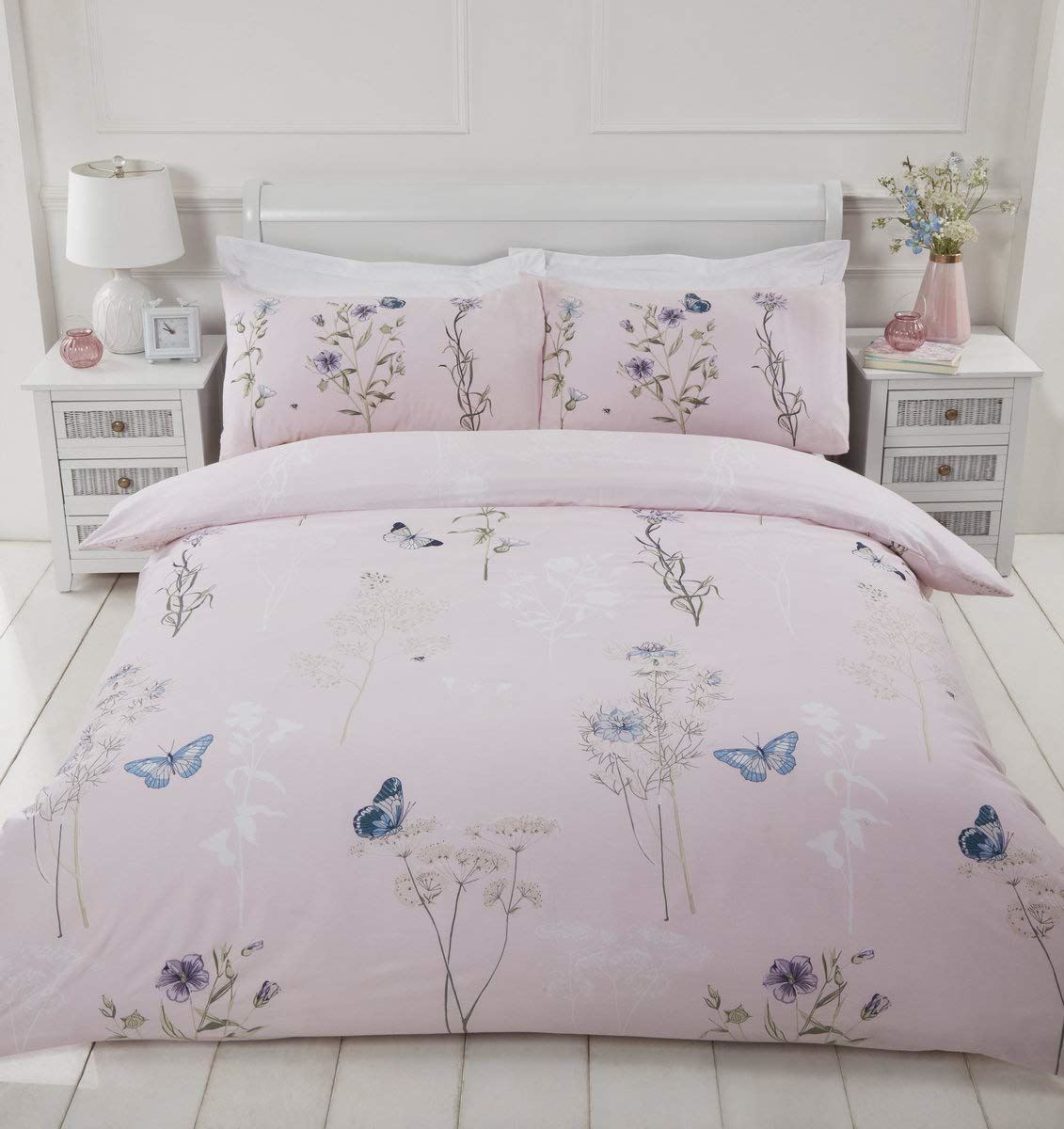 Laura Blush Duvet Set