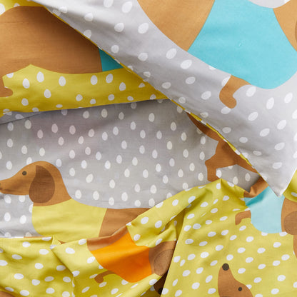 Dolly Dachshund Multi Duvet Set