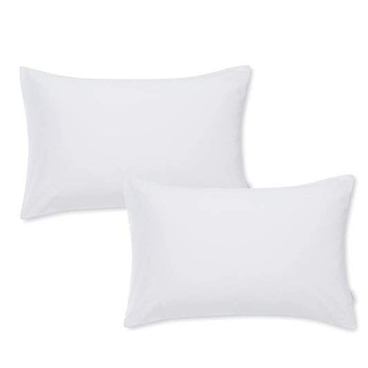 400TC Cotton Sateen White Housewife Pillowcase Pair