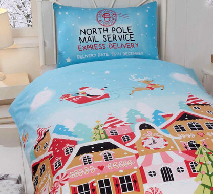 Gingerbread Town Multi Duvet Set