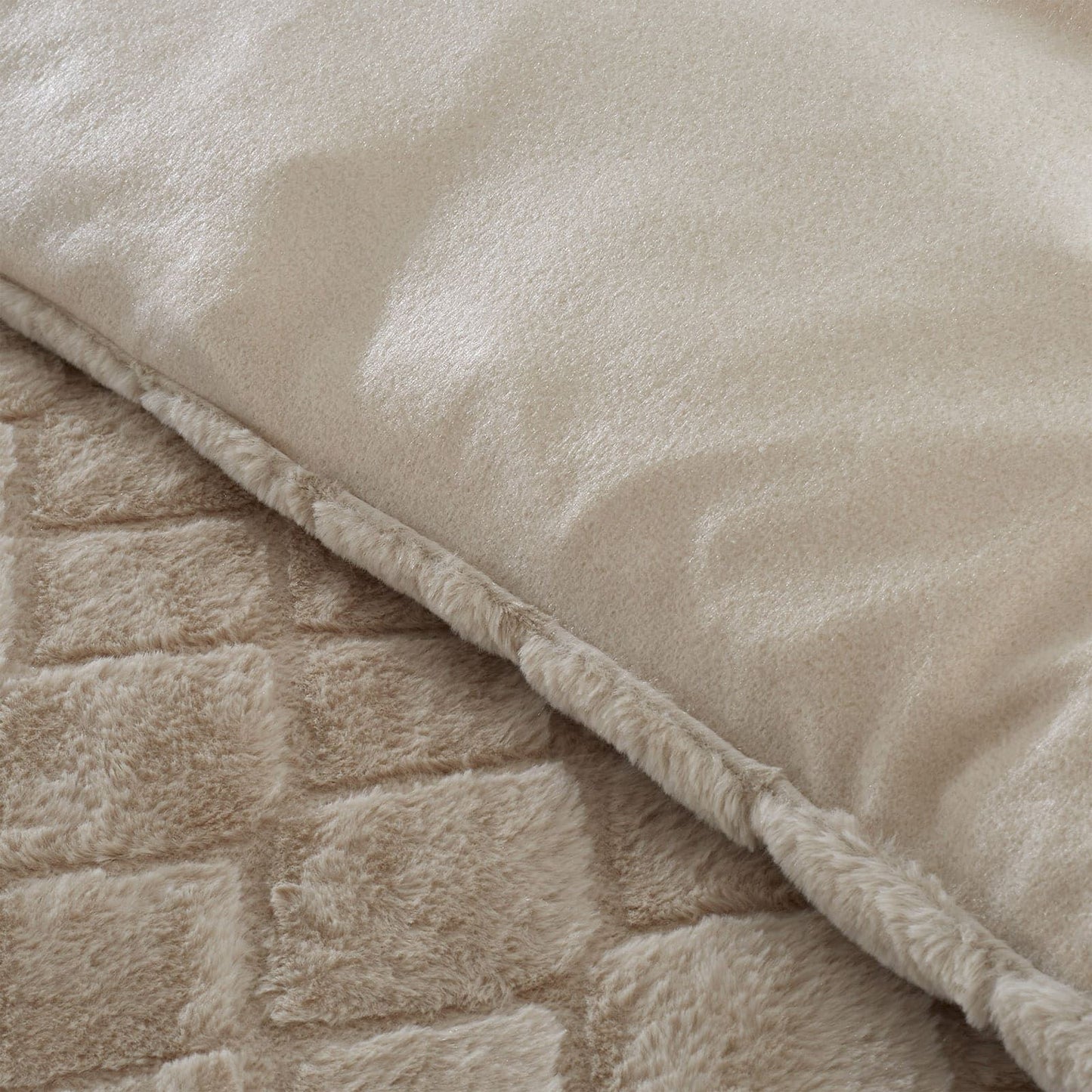 Cosy Diamond Natural Duvet Set