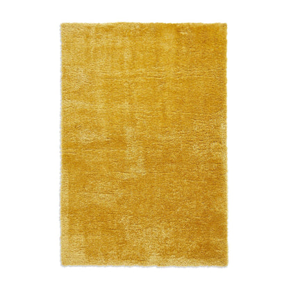 Lux Shaggy Yellow Shaggy Rug