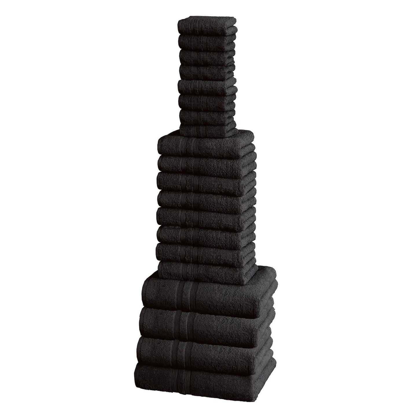 W500 Luxurious Black Towel Bale