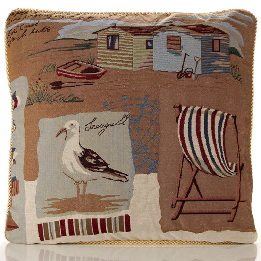 Tapestry Seagull Cushion Cover