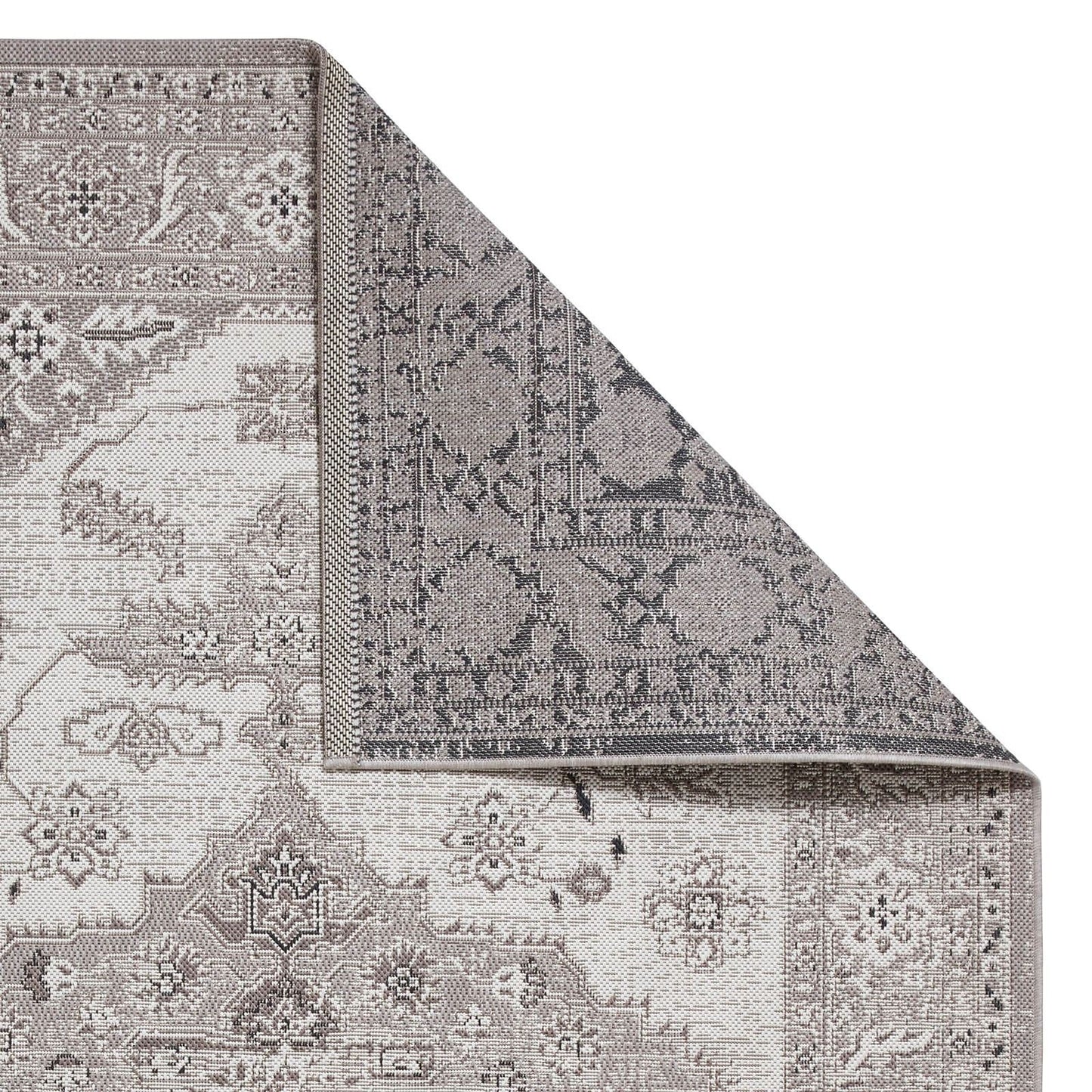 Miami 19517 Grey/Beige Flatweave Rug