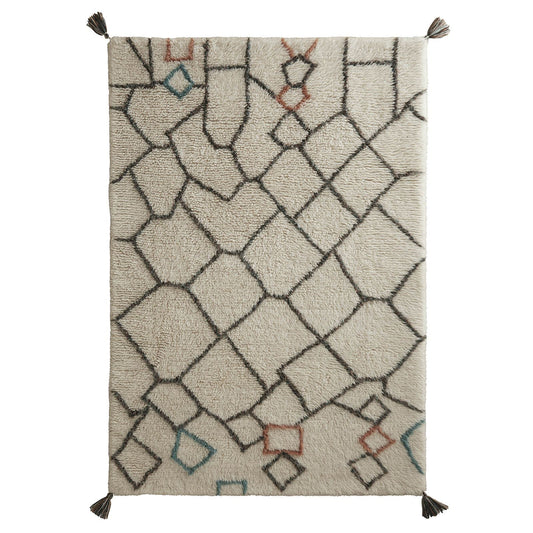 Origins Berber Knotted Chain Ivory/Multi Rug