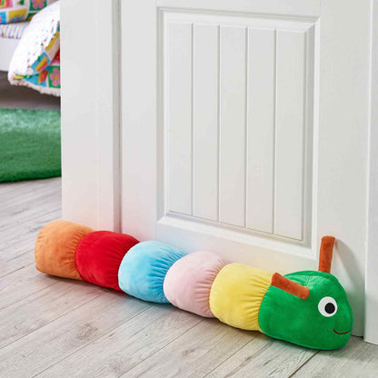 Charlee Caterpillar Bright 3D Shaped Cushion