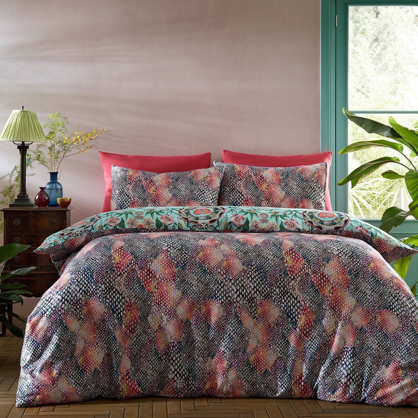 Matthew Williamson Mother Amazon Green Duvet Cover Set