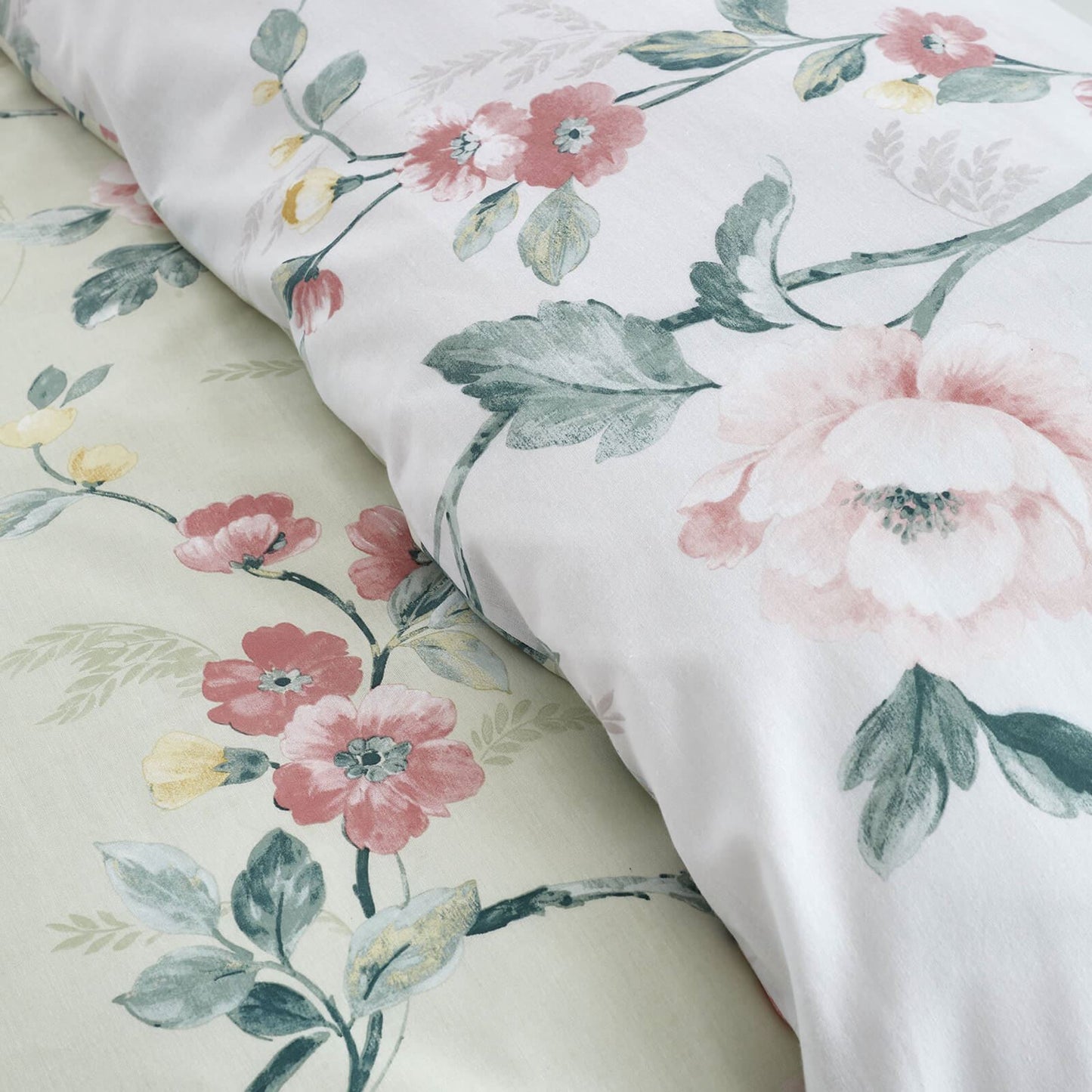 Floral Trail Green Duvet Set