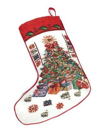 Tapestry Christmas Tree Stocking