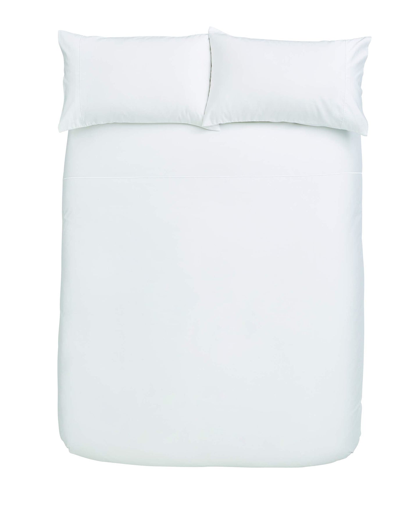 800TC Cotton Sateen White Duvet Set