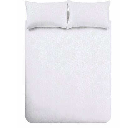 Bianca Fleur Matelass� White Duvet Cover Set