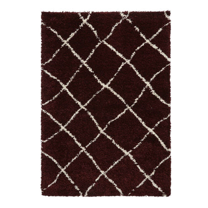 Scandi Berber G257 Red/Cream Modern Rug