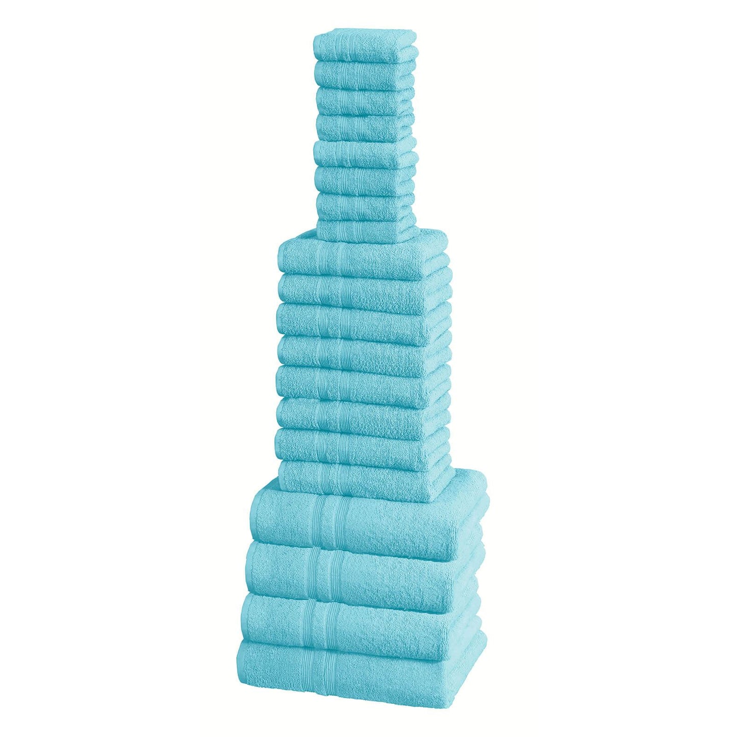 500 GSM Light Blue Face Towel