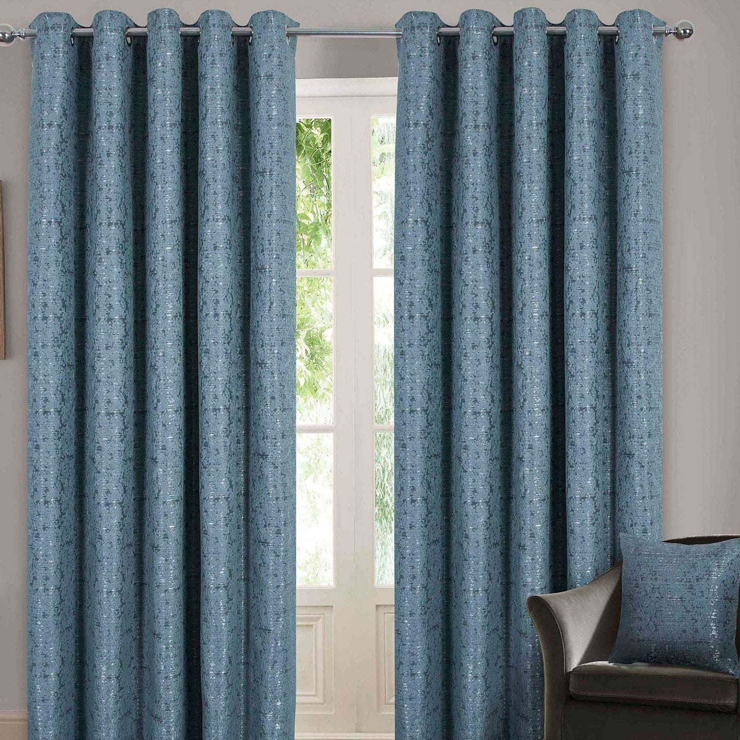 Nova Duck Egg Eyelet Curtains