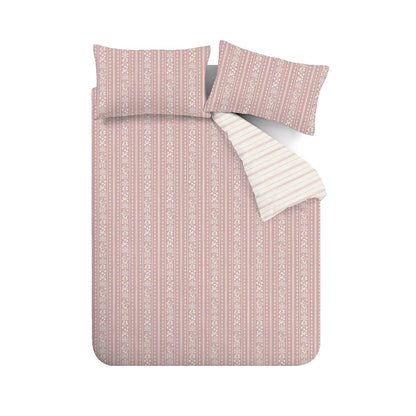 Regency Stripe Pink Duvet Cover Set