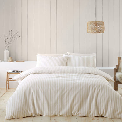 Stripe Natural Duvet Set