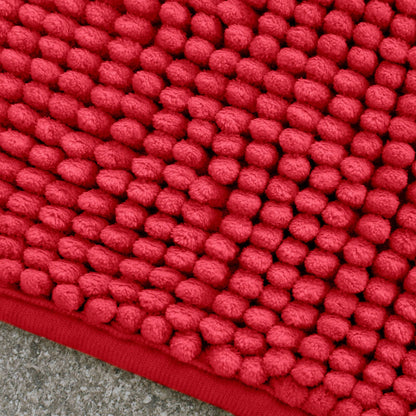 Bobble 50x80cm Bath Mat Red