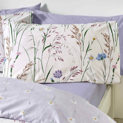 Grasmere Floral Lilac Duvet Cover Set