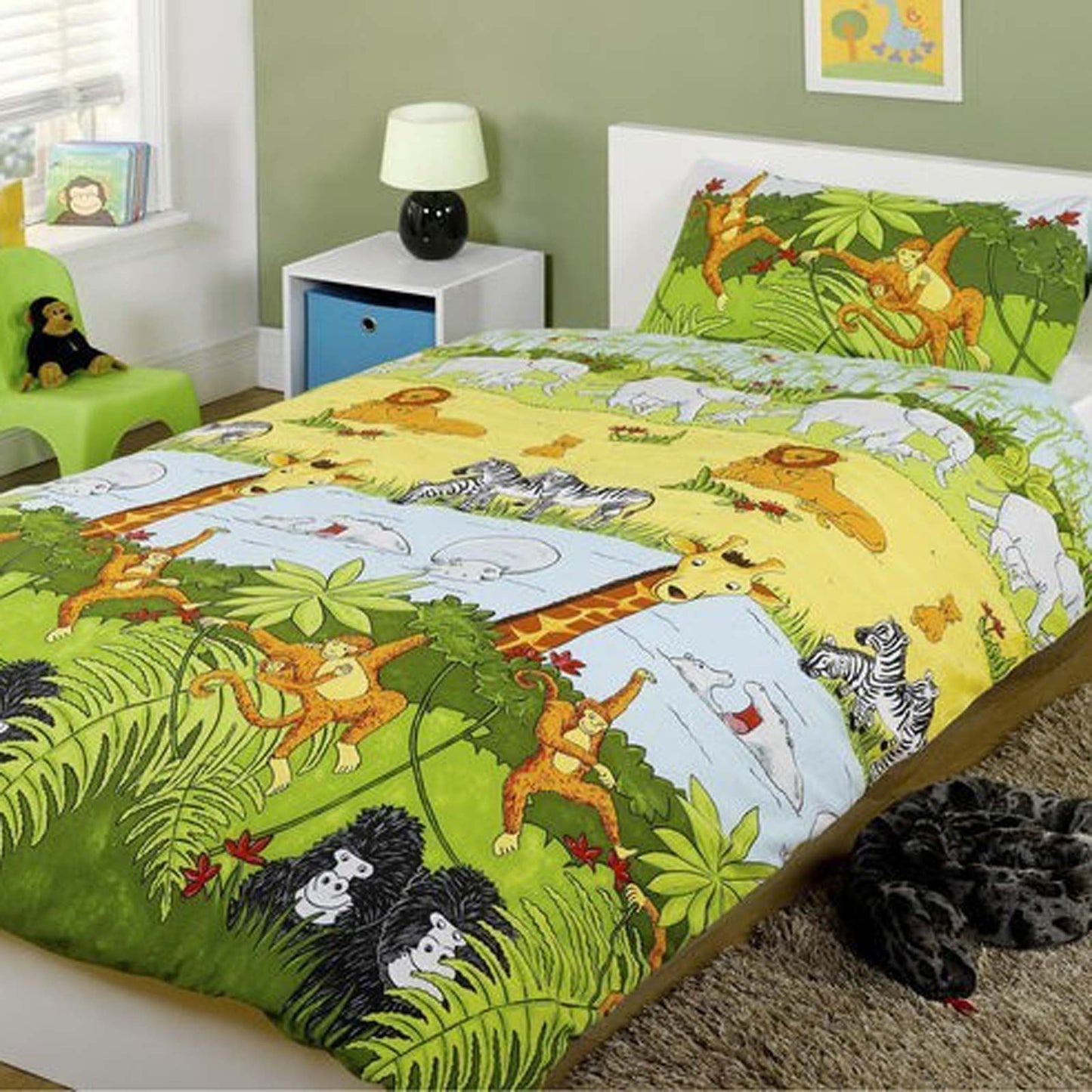 Cheeky Multi Monkey Duvet Set