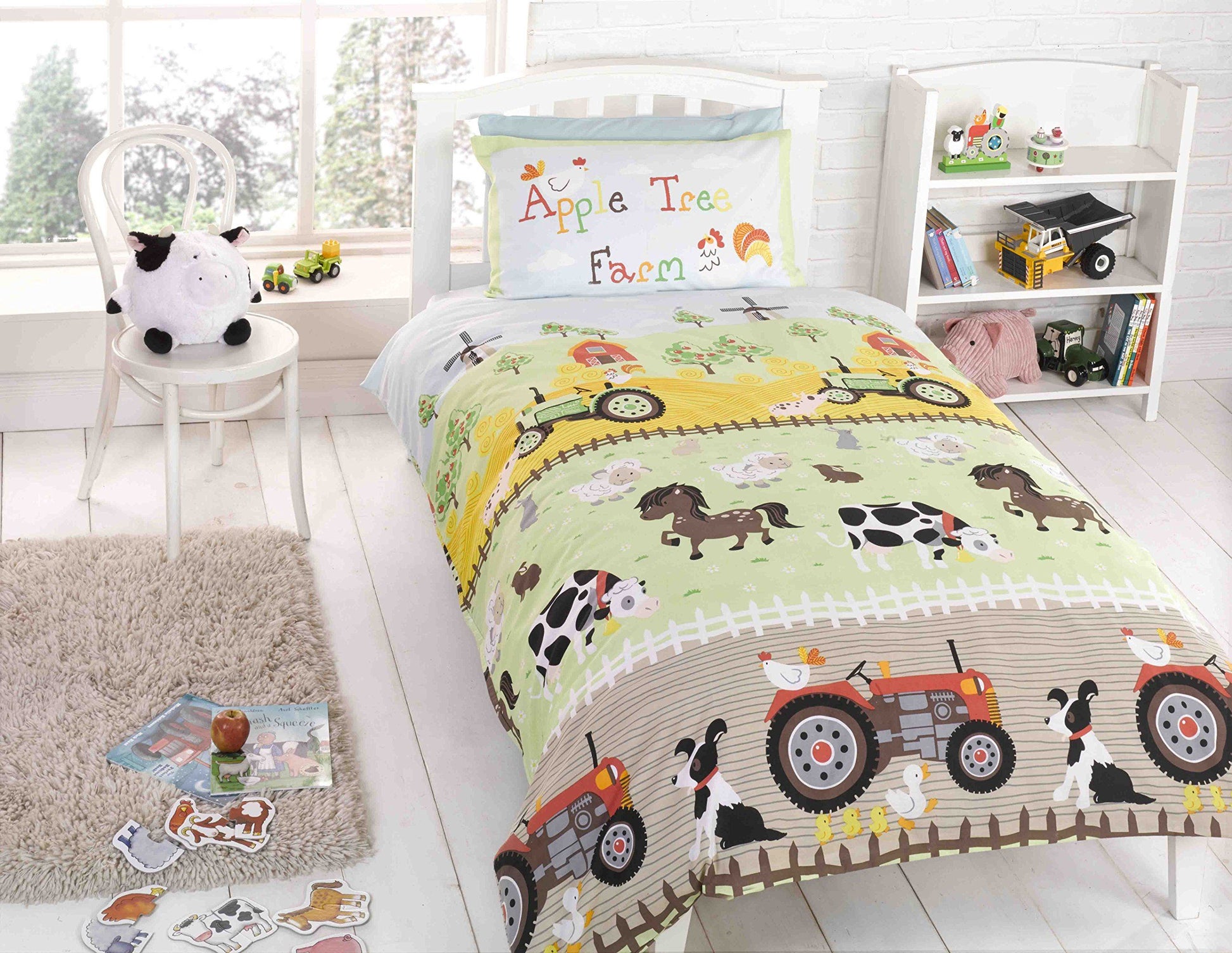 Apple Tree Multi Farm Duvet Set