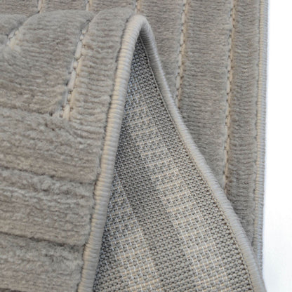 Malmo Squares Grey Rug