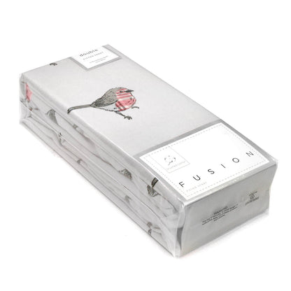 Robin Red Fitted Sheet