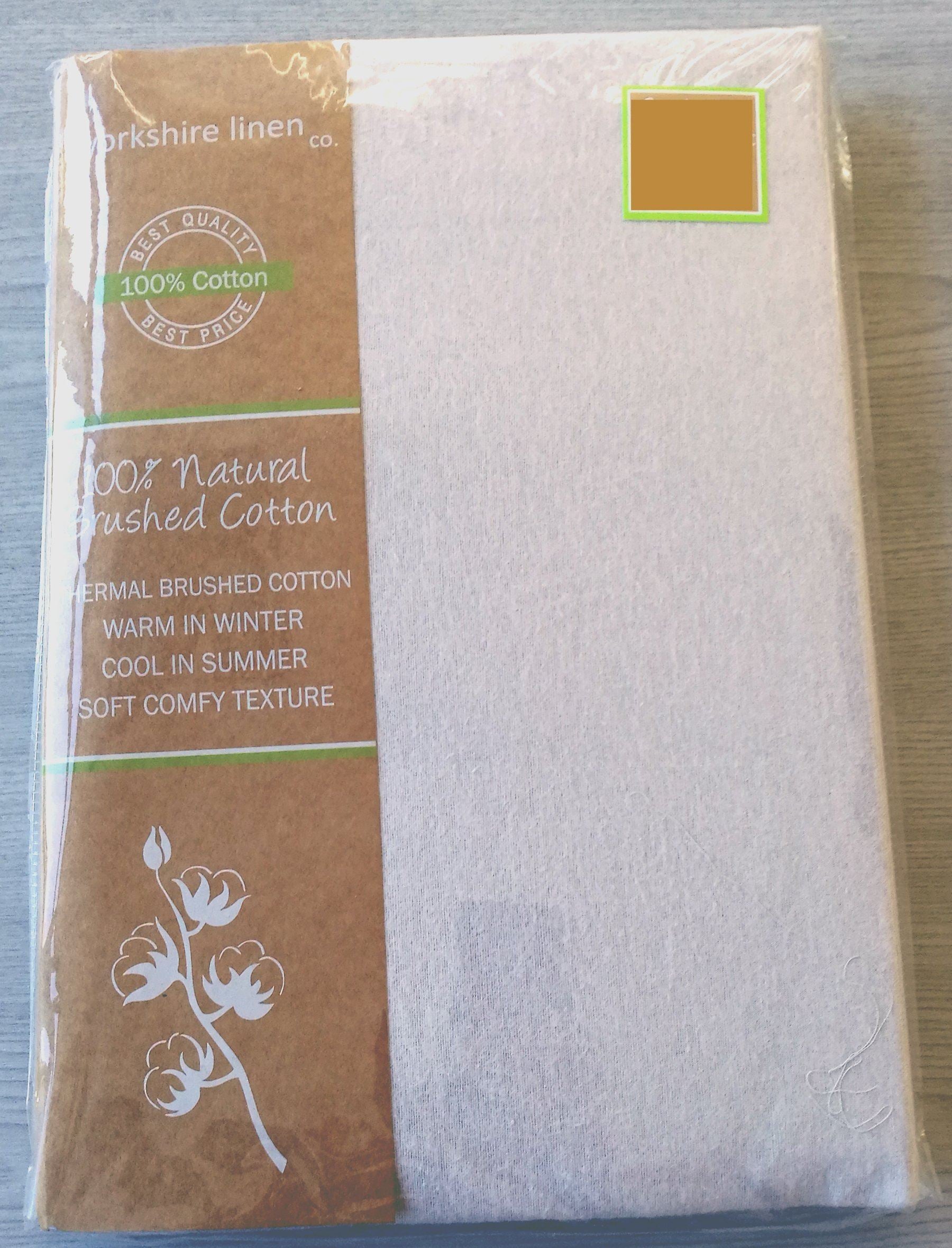 Essentials Flannelette Latte Housewife Pillowcase Pair