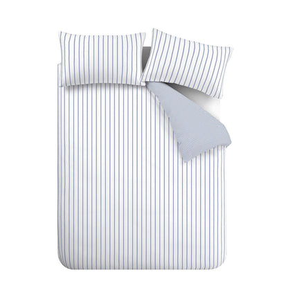 Bianca Hampton Stripe Blue Duvet Cover Set